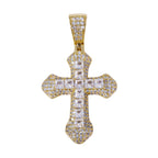 Frosty Cross Pendants - Yellow