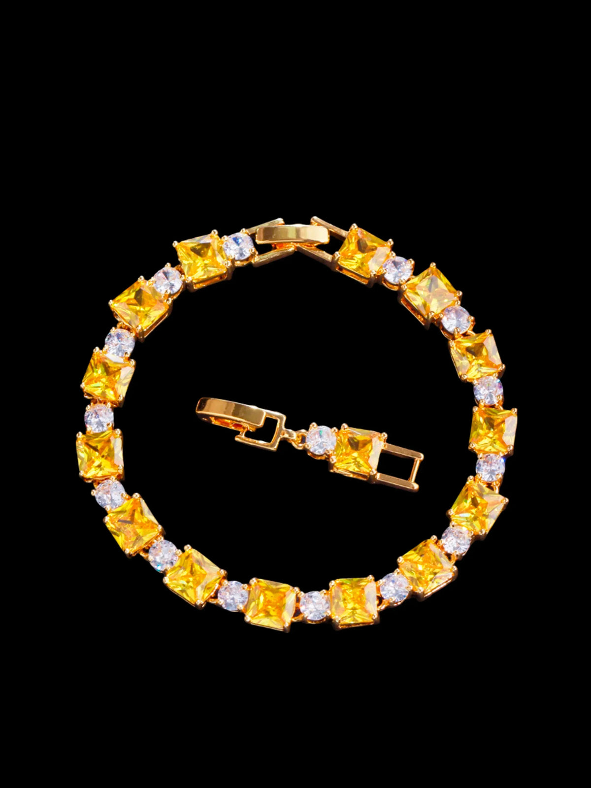 Cube Bracelet - Yellow