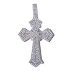 Roped Cross Pendants - White