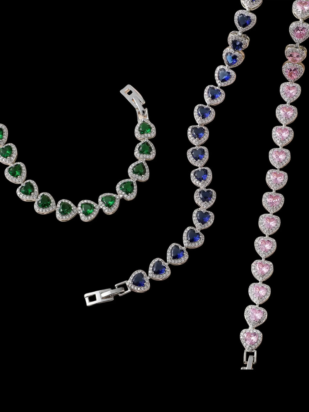 Heart Crystal Bracelets