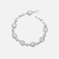 Star Drop Bracelet - White