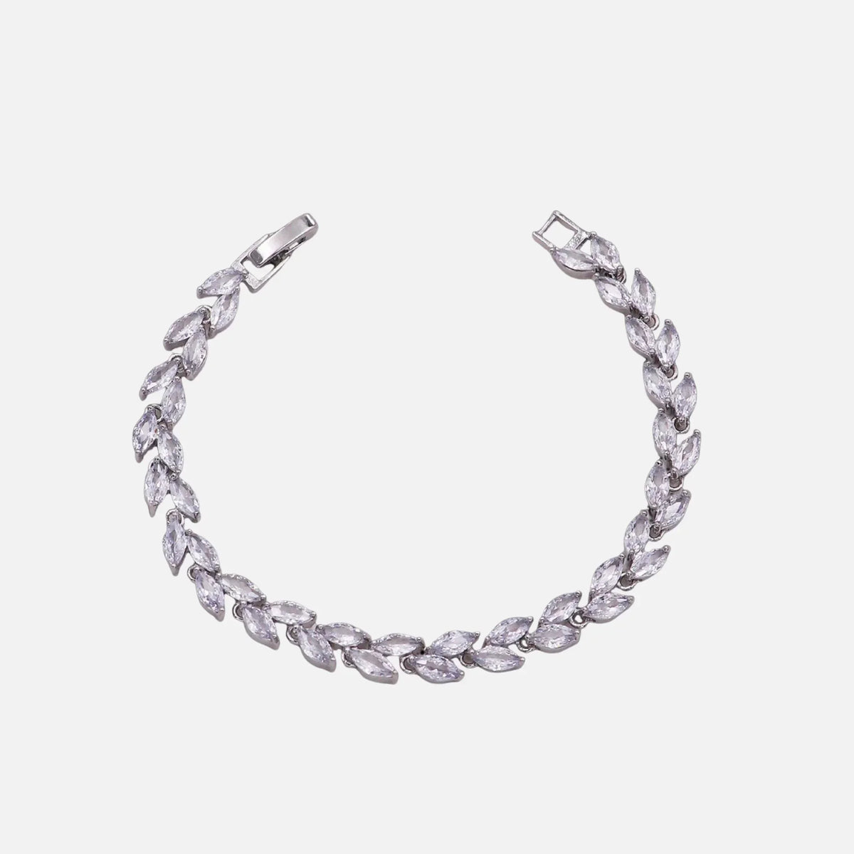 Leaf Bracelet - White