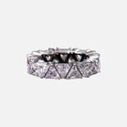 Zigzag Ring - White