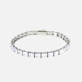 Square Cut Bracelet - White