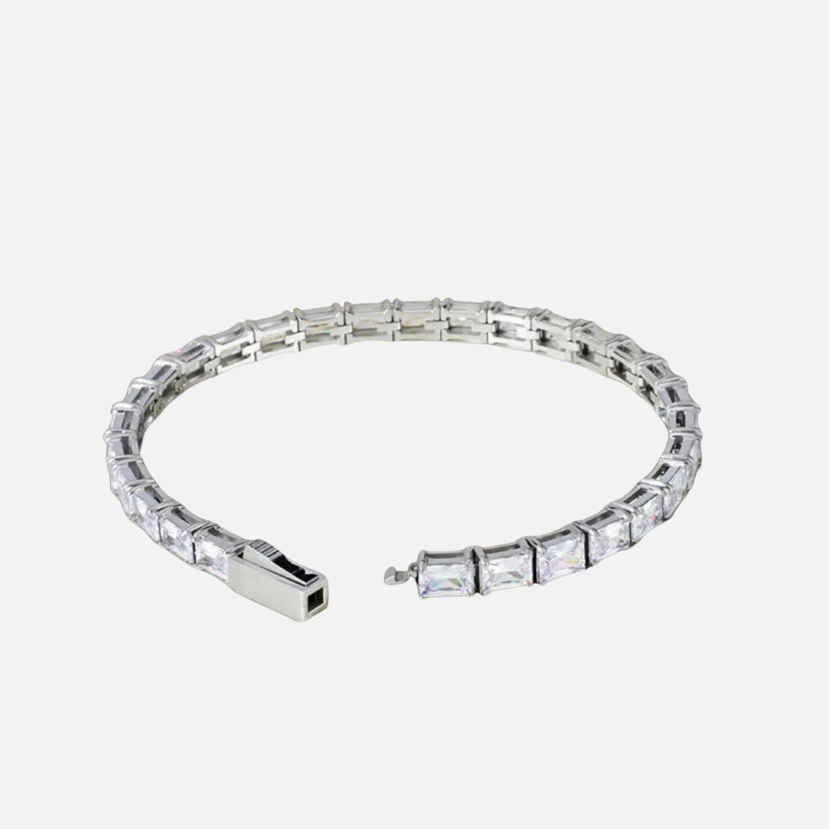 Square Cut Bracelet - White