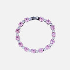 Pink Cube Bracelet - White