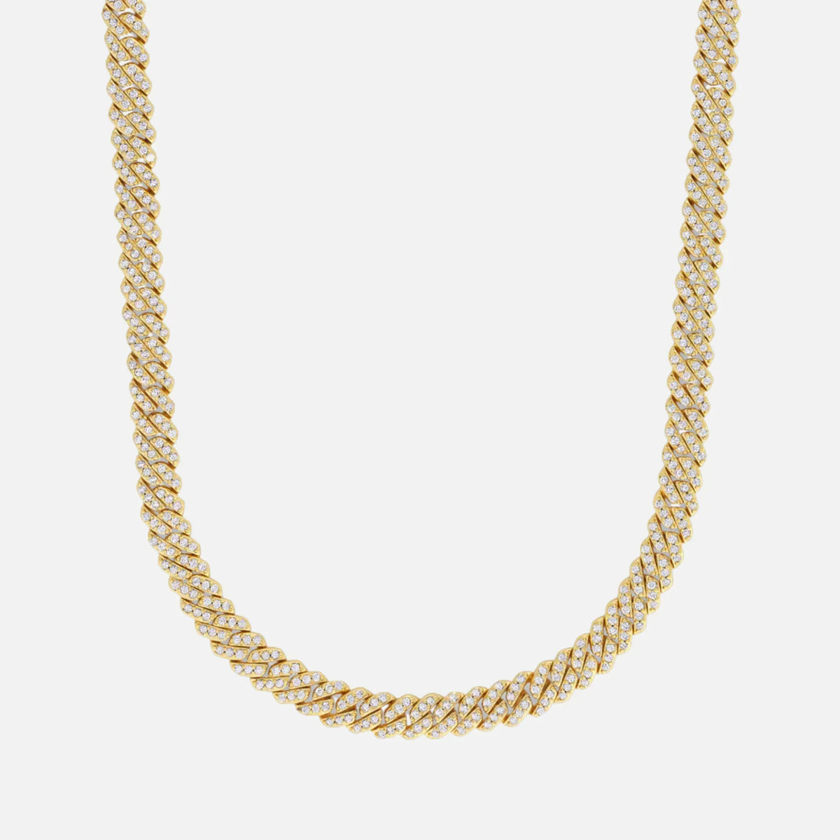Iced Cuban Chain - 6mm - Yellow