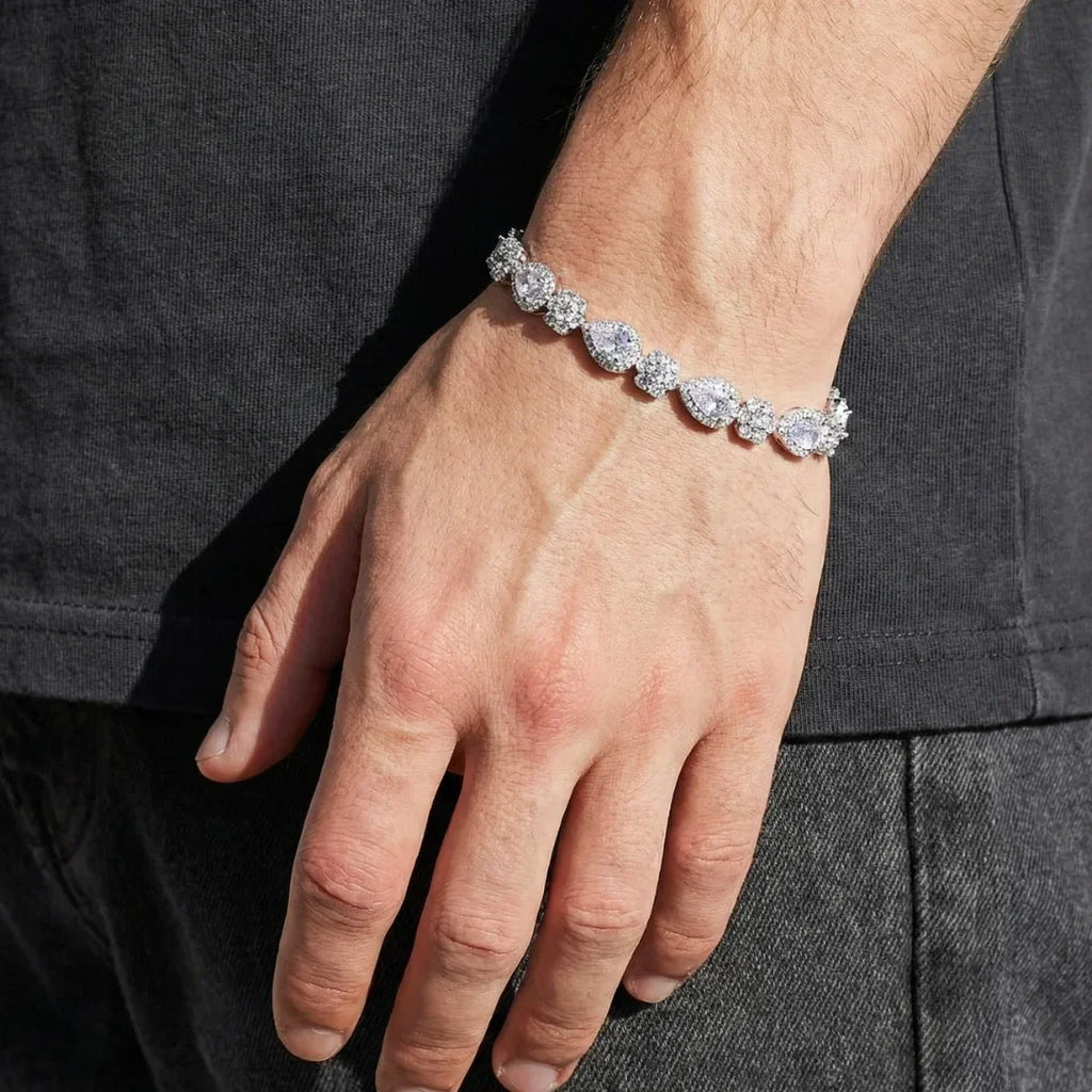 Blossom Drop Bracelet - White