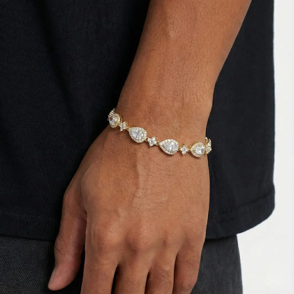 Star Drop Bracelet - Yellow