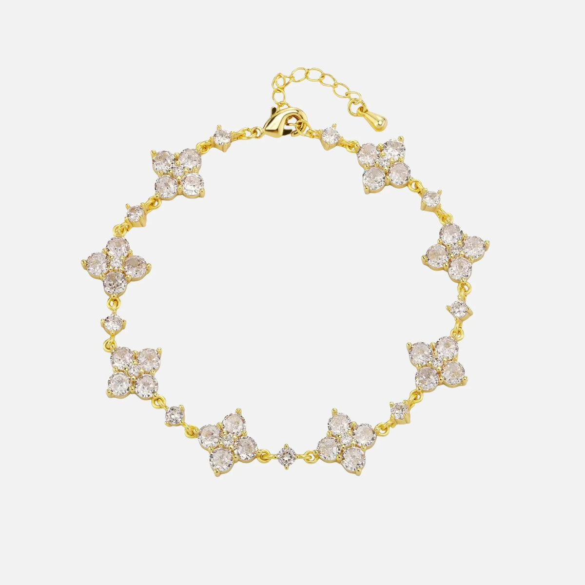Star Clover Bracelet - Yellow