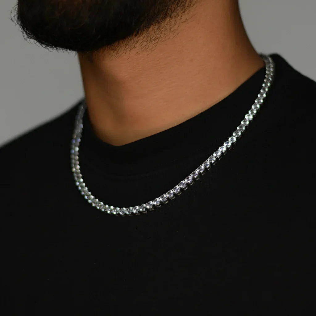 Tennis Chain - 5mm - White